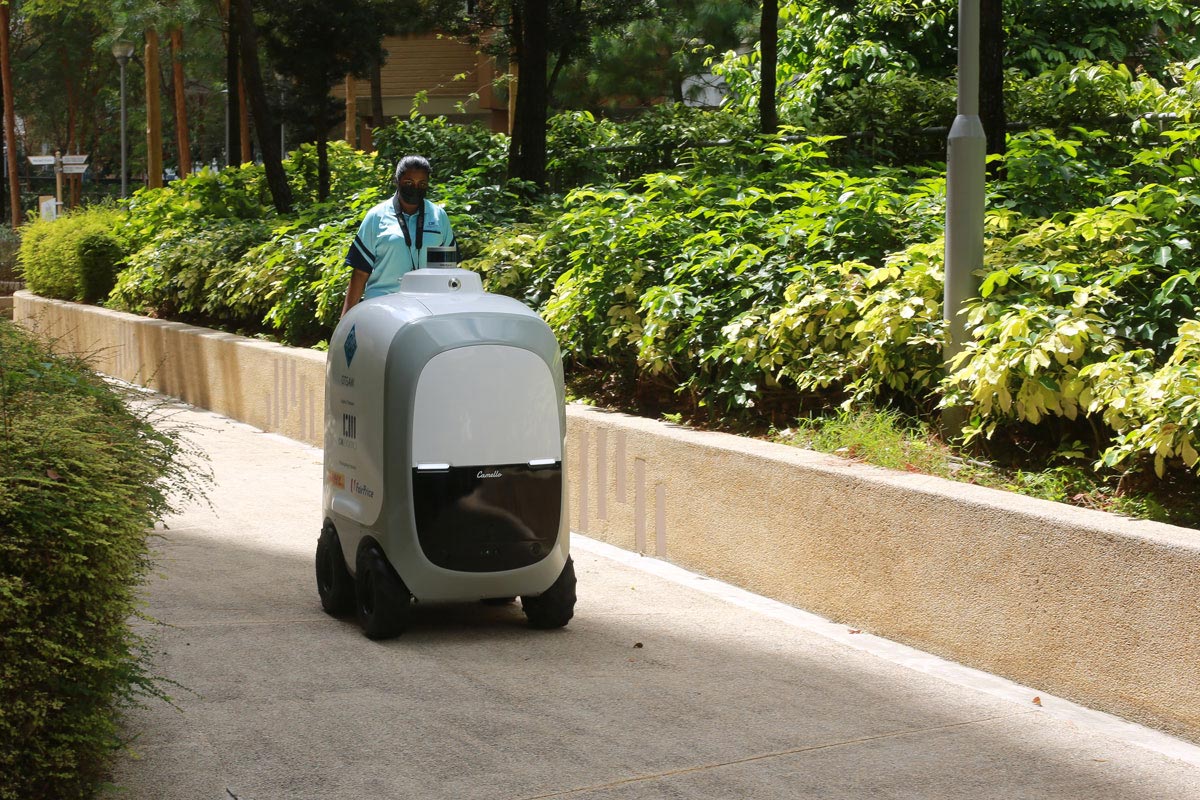 Activ&nbsp;OTSAW 與 foodpanda (美食速遞平臺) 合作，使用自動配送推動未來配送模式的發(fā)展